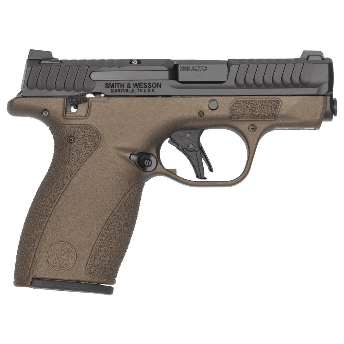 CSSI EXCLUSIVE ITEM S&W Bodyguard 2.0 Midnight Bronze Handgun .380 Auto 10rd Magazines(2) 2.75” Barrel Chamber Indicator Manual Safety CA Compliant