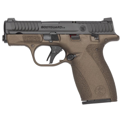 CSSI EXCLUSIVE ITEM S&W Bodyguard 2.0 Midnight Bronze Handgun .380 Auto 10rd Magazines(2) 2.75” Barrel Chamber Indicator Manual Safety CA Compliant